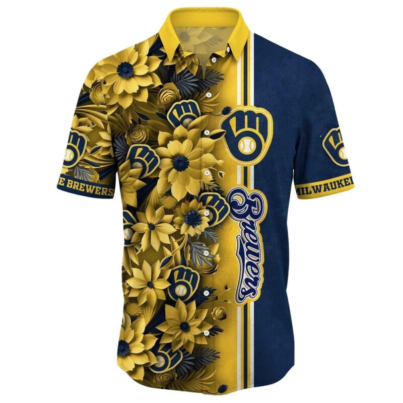 Milwaukee brewers flower tropical hawaiian shirt 2.jpg