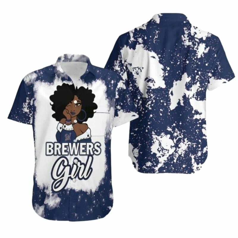Milwaukee brewers girl african girl hawaiian shirt 1.jpg