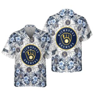 Milwaukee brewers hibiscus splash hawaiian shirt 1.jpg