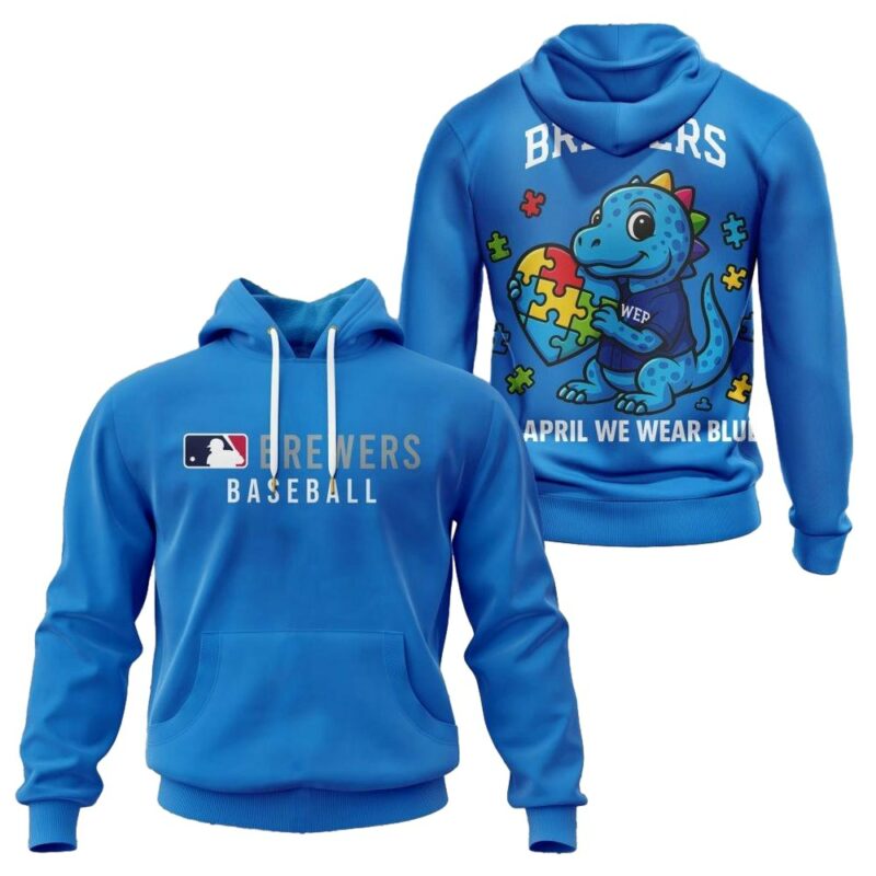 Milwaukee brewers in april we wear blue autism 3d hoodie 1.jpg