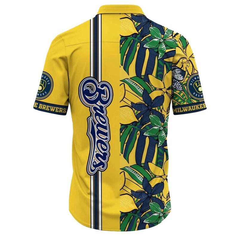 Milwaukee brewers leaf vacation summer tropical hawaiian shirt 3.jpg
