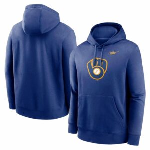 Milwaukee brewers logo royal 3d hoodie 1.jpg