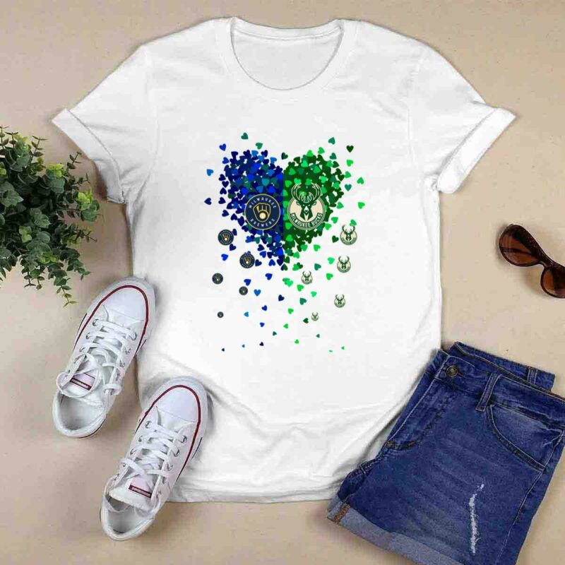 Milwaukee brewers milwaukee bucks tiny heart shirt t shirt 0.jpg
