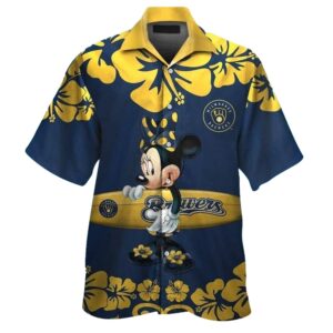 Milwaukee brewers minnie mouse surf tropical hawaiian shirt 1.jpg