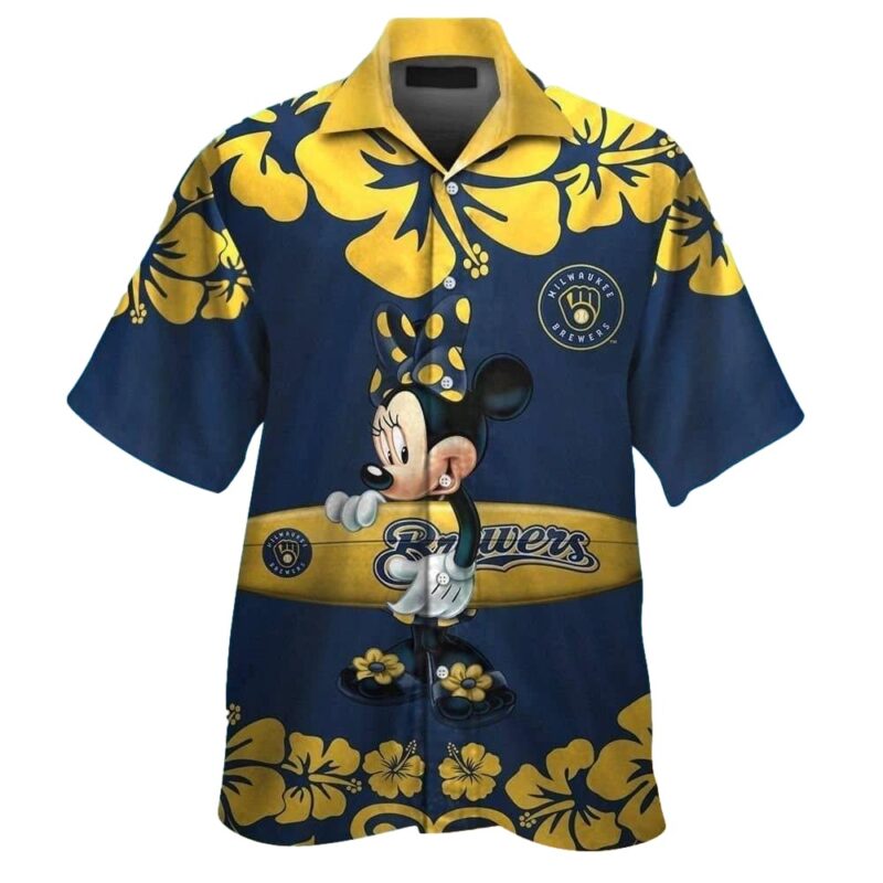 Milwaukee brewers minnie mouse surf tropical hawaiian shirt 1.jpg