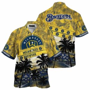 Milwaukee brewers palm tree pattern hawaiian shirt 1.jpg
