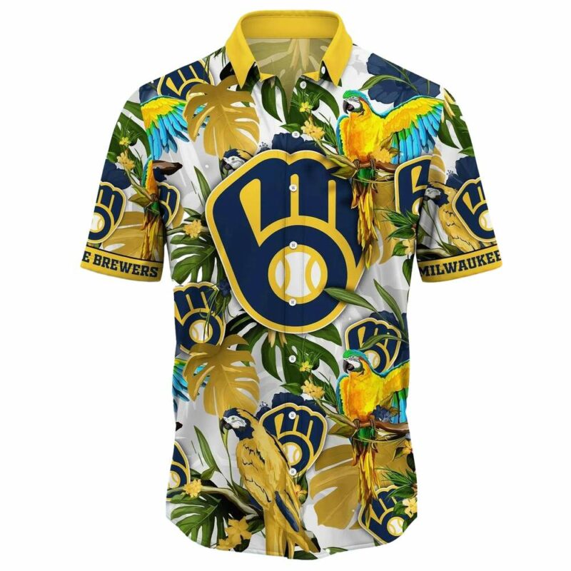 Milwaukee brewers parrot floral tropical hawaiian shirt 2.jpg