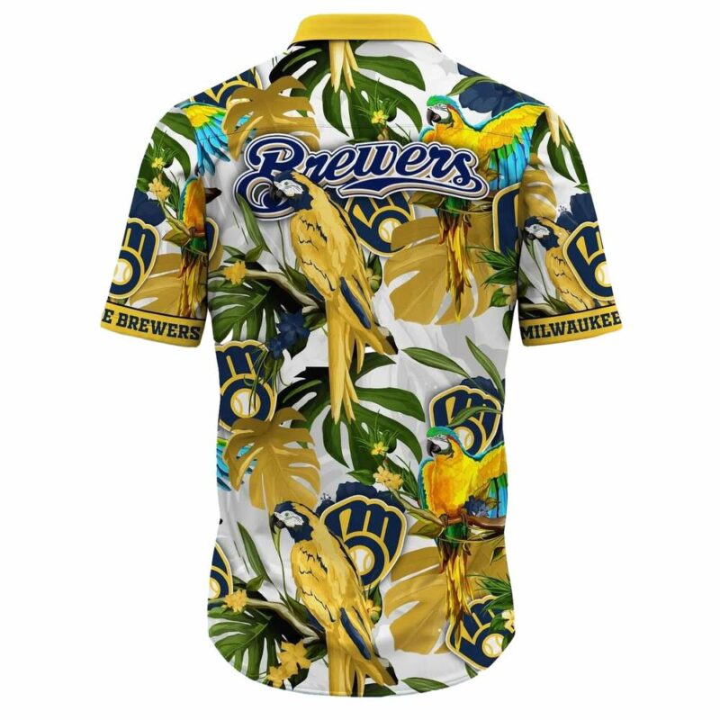 Milwaukee brewers parrot floral tropical hawaiian shirt 3.jpg
