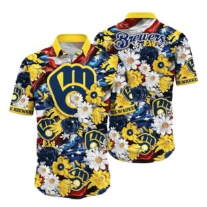 Milwaukee brewers patriotic blooms hawaiian shirt 1.jpg