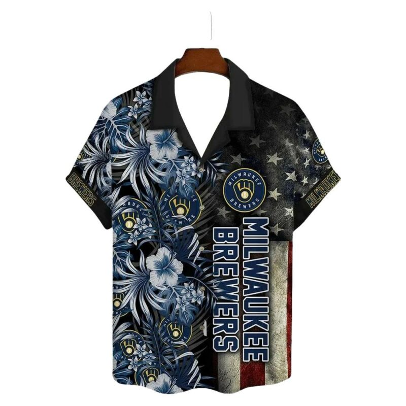 Milwaukee brewers patriotic floral hawaiian shirt 2.jpg