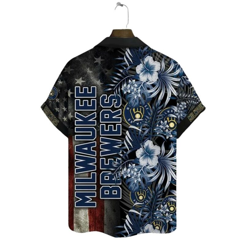 Milwaukee brewers patriotic floral hawaiian shirt 3.jpg