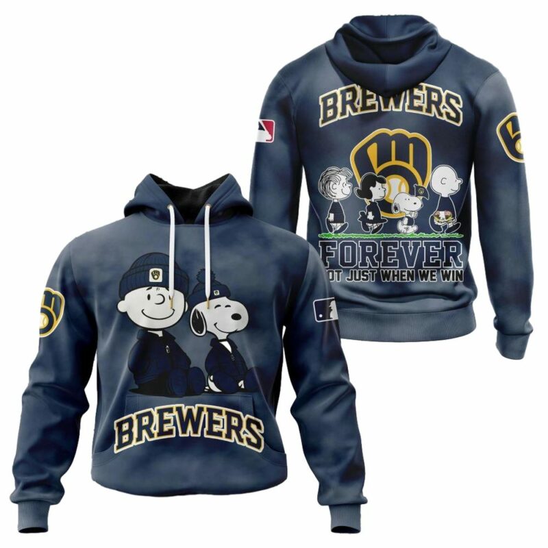 Milwaukee brewers peanuts friends 3d hoodie 1.jpg
