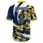 Milwaukee brewers pineapple floral summer vacation hawaiian shirt 3.jpg