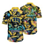 Milwaukee brewers pineapple floral tropical hawaiian shirt 1.jpg