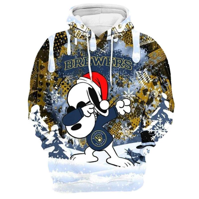 Milwaukee brewers snoopy dabbing the peanuts 3d hoodie 2.jpg
