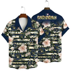 Milwaukee brewers tropical stripes hawaiian shirt 1.jpg