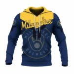 Milwaukee brewers yellow and navy 3d hoodie 1.jpg