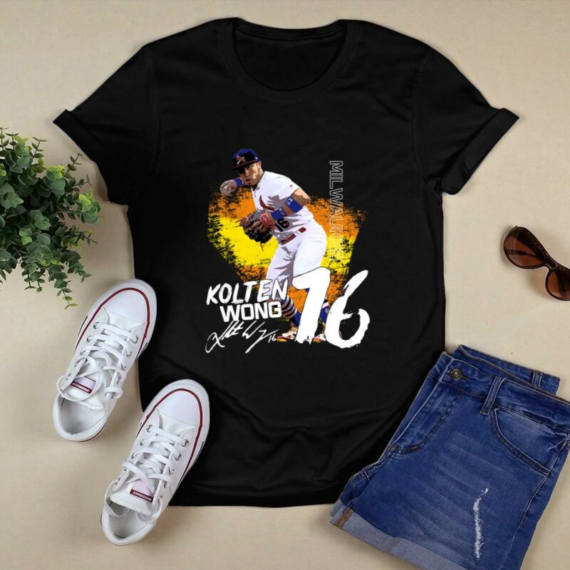 Milwaukee kolten wong 16 signature shirt t shirt 0.jpg