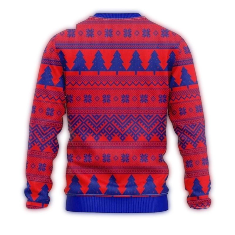 Minions Christmas Ugly Sweater - Philadelphia Phillies Wreath Design - Image 2