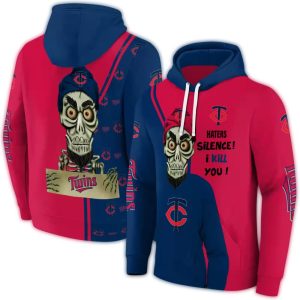 Minnesota Twins Achmed Skull All-over Print Hoodie