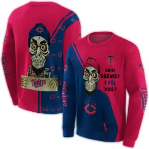 Minnesota Twins Achmed Skull All-over Print Sweatshirt
