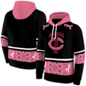 Minnesota Twins Awareness Ribbon All-over Print Hoodie