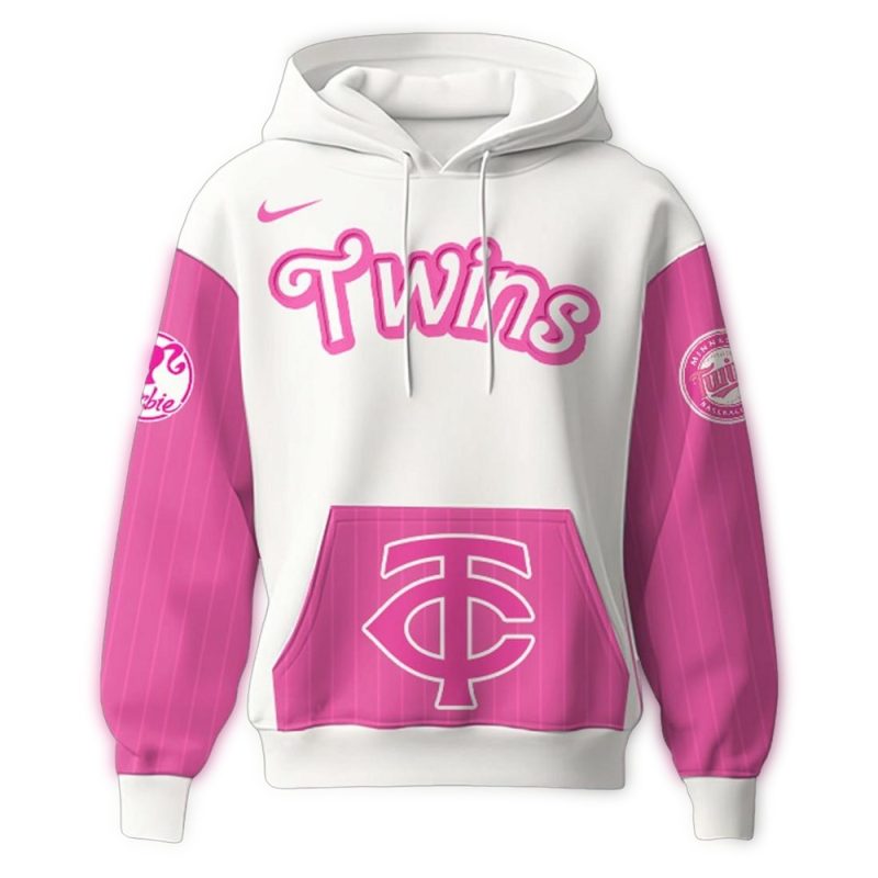 Minnesota Twins Barbie Night Game AOP Hoodie 1