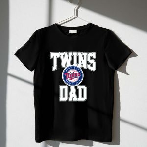 Minnesota Twins Dad T-Shirt - Official Mlb Baseball Club Tee