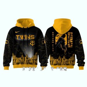 Minnesota Twins Batman Game Night All-over Print Hoodie