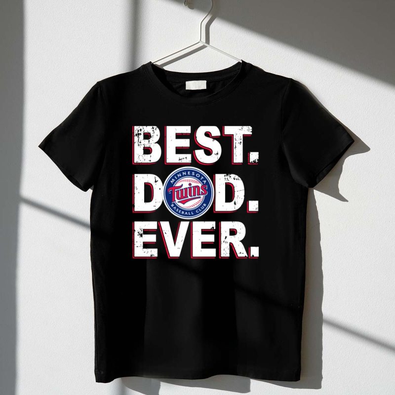 Minnesota Twins Best Dad Ever Baseball Club T Shirt t shirt 1 1