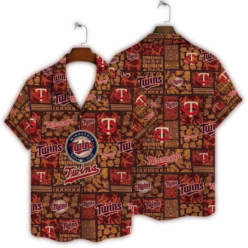 Minnesota Twins Coastal Vintage Hawaiian Shirt 1