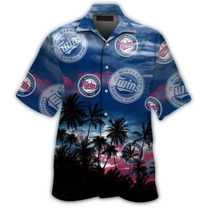 Minnesota Twins Coconut Beach Dawn Tropical Hawaiian Shirt