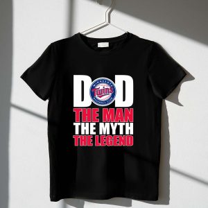 Minnesota Twins Dad Baseball Club The Man The Myth The Legend T-Shirt