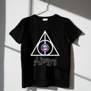 Minnesota Twins Deathly Hallows Graphic T-Shirt For Fans