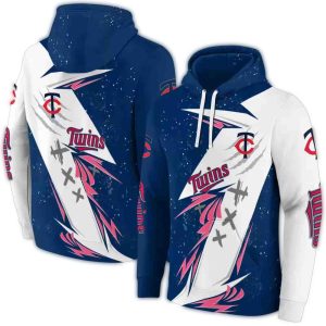 Minnesota Twins Dynamic Slash All-over Print Hoodie