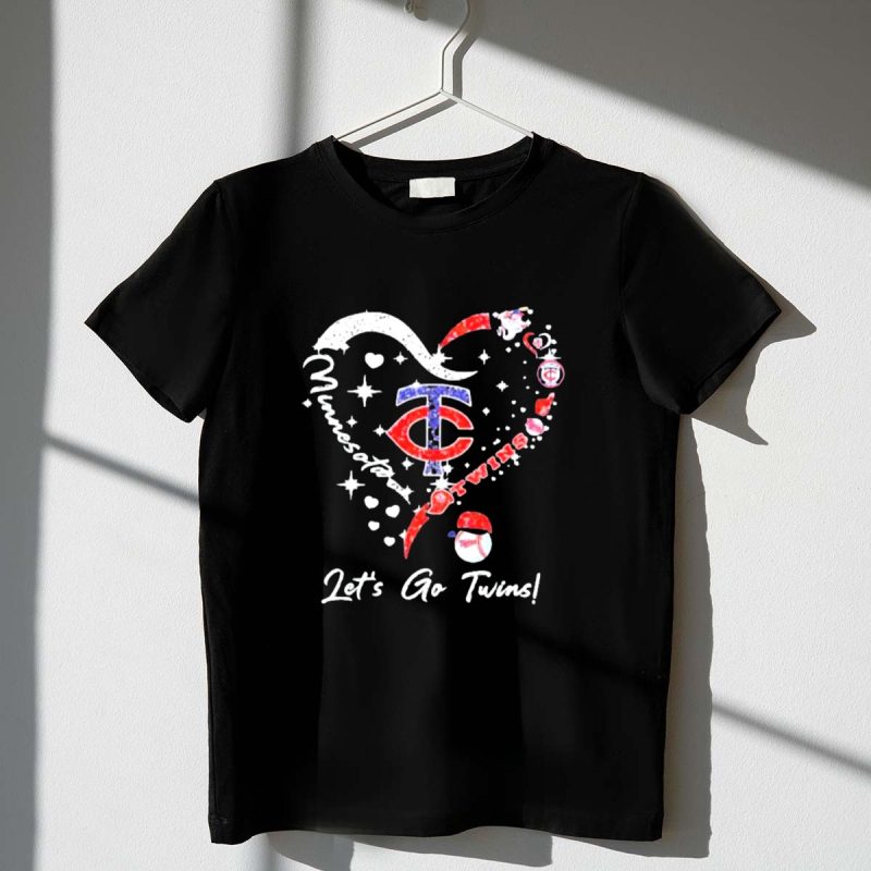 Minnesota Twins Heart Lets Go Twins T Shirt t shirt 1 1
