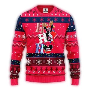 Minnesota Twins Christmas Ho Ho Ho Ugly Sweater For Holiday Cheer