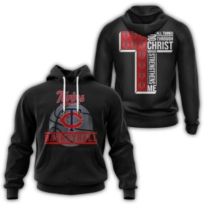 Minnesota Twins I Can Do Christ All Things Through Who Strengthens Me All-over Print Hoodie