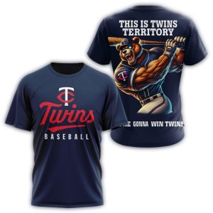 Minnesota Twins Mascot Baseball All-over Print T Shirt