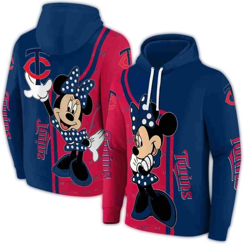 Minnesota Twins Minnie Mouse AOP Hoodie 1