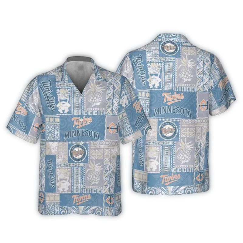 Minnesota Twins Palm Paradise Hawaiian Shirt 1