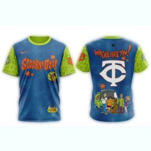 Minnesota Twins Scooby Doo Where Are You All-over Print T Shirt