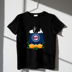 Minnesota Twins Snoopy Pumpkin House T-Shirt For Fans And Collectors
