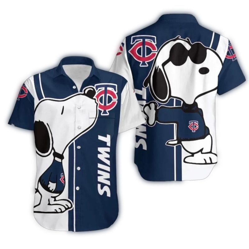Minnesota Twins Snoopy Vibes Hawaiian Shirt 1