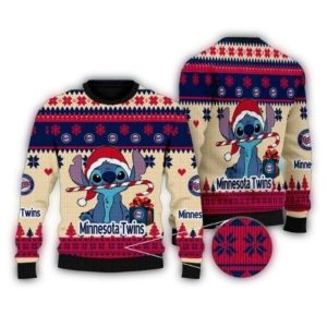 Minnesota Twins Candy Cane Ugly Sweater For Holiday Cheer