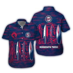 Minnesota Twins Surf Beach Hawaiian Shirt