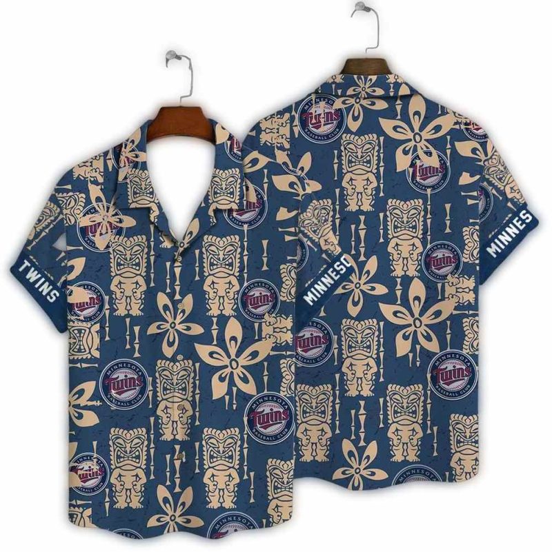 Minnesota Twins Tiki Tropic Hawaiian Shirt 1