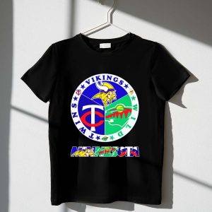 Minnesota Twins, Vikings, Wild Team Sports T-Shirt - Perfect Fan Gear