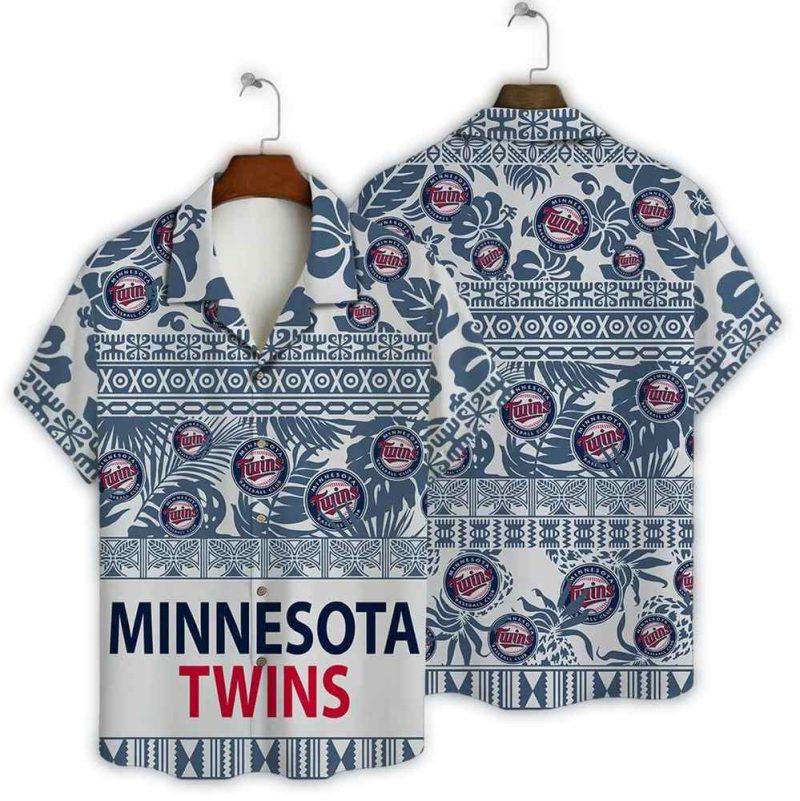 Minnesota Twins Vintage Tropics Hawaiian Shirt 1