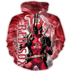 Boston Red Sox Deadpool All Over Print Hoodie